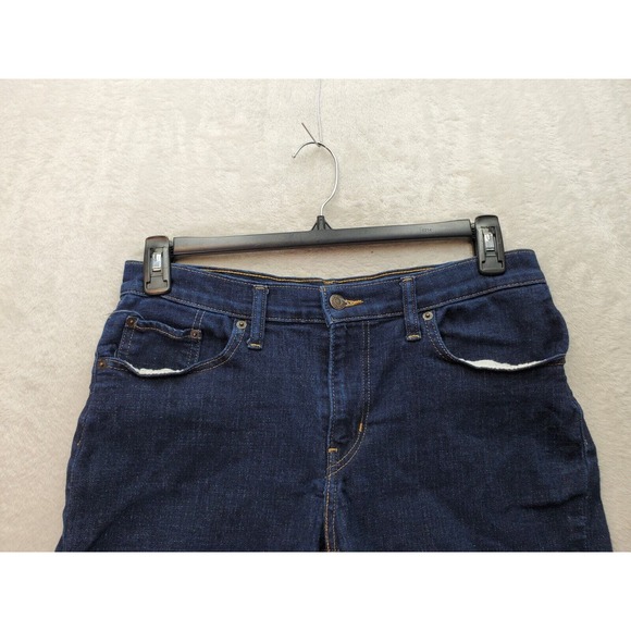 Levi's Mid Length‎ Shorts Womens Size 31 Dark Wash Flat Front Pocket Medium Wash - Picture 5 of 8